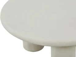 Mesa de centro em MDF - Efeito betão branco-sujo - MARELNA