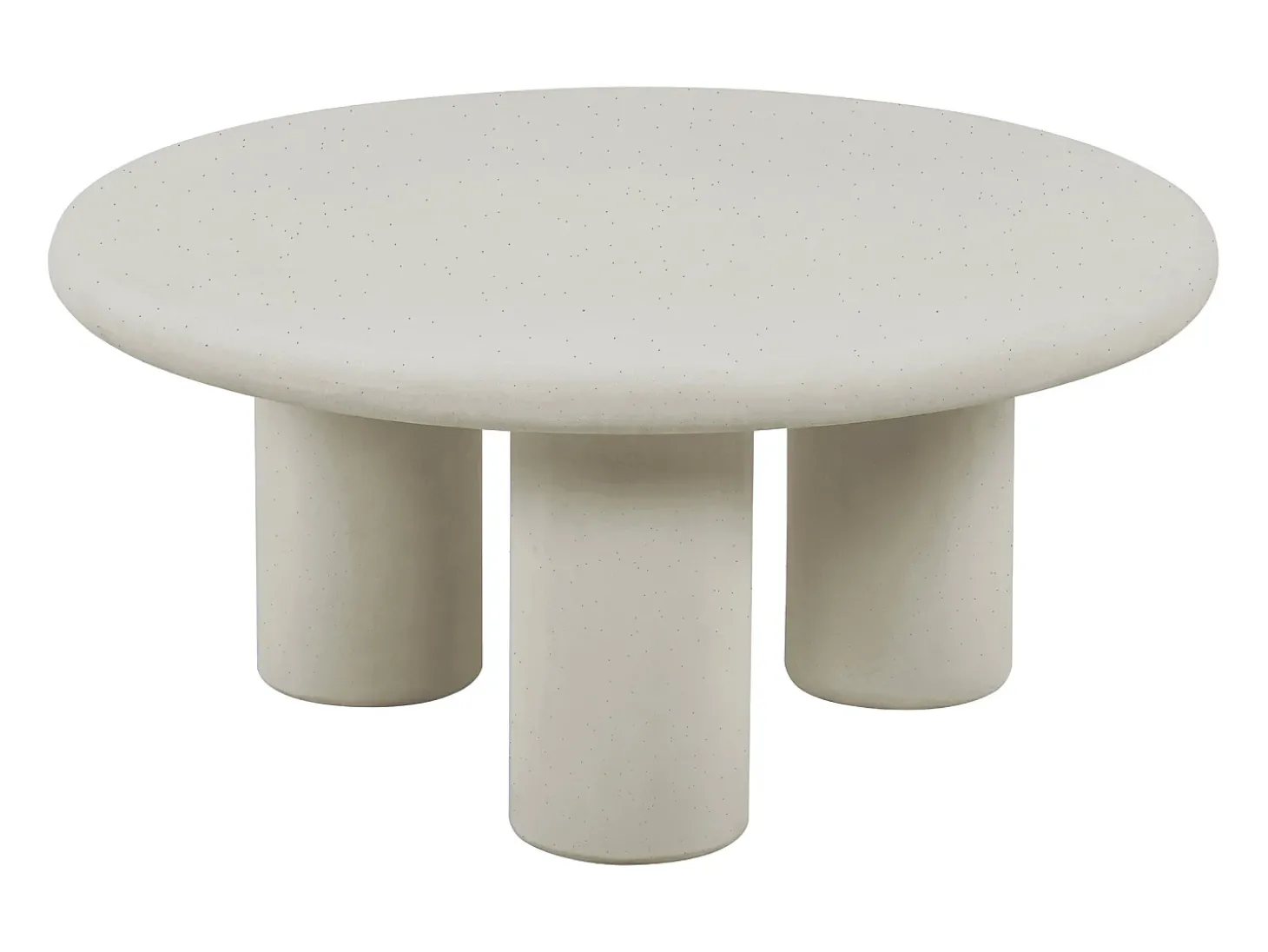 Mesa de centro em MDF - Efeito betão branco-sujo - MARELNA