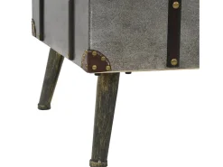 Mesa de centro em MDF e alumínio 102x51x47,5 cm PT847361