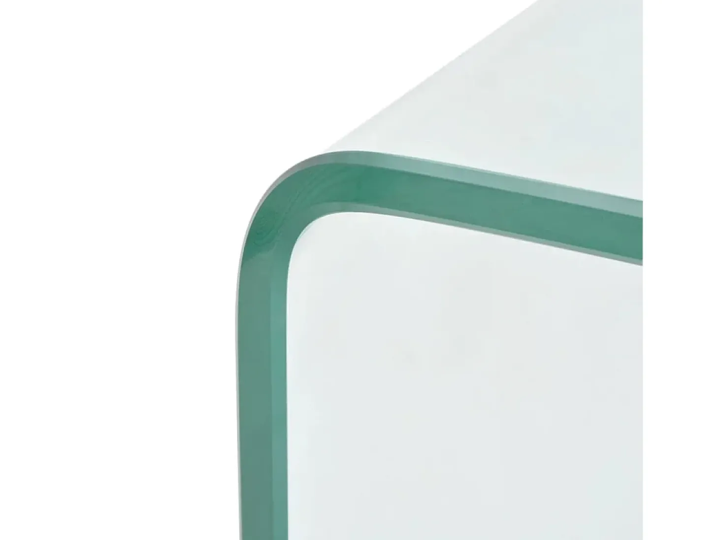 Mesa de centro em vidro temperado 98x45x30cm transparente PT472890