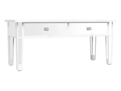 Mesa de centro espelhada 106x45x45cm derivados de madeira/vidro