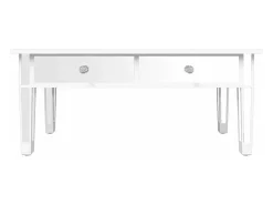 Mesa de centro espelhada 106x45x45cm derivados de madeira/vidro