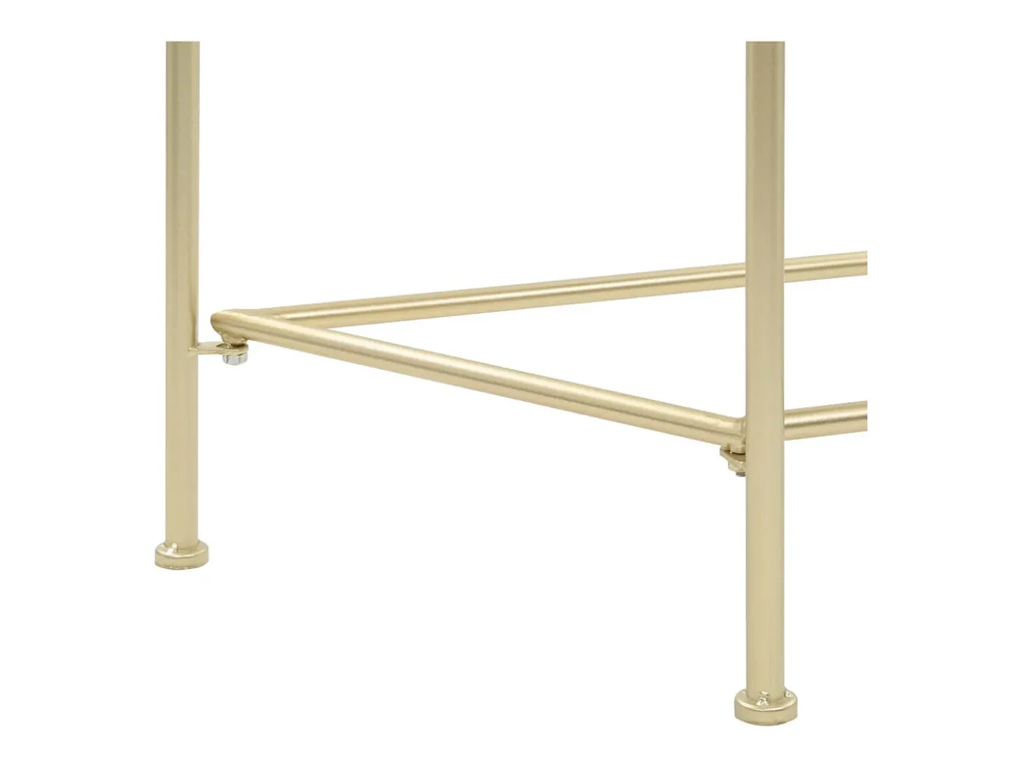 Mesa de centro estilo vintage metal 87x34x73 cm dourado PT507321
