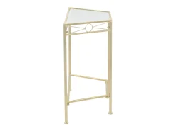 Mesa de centro estilo vintage metal 87x34x73 cm dourado PT507321