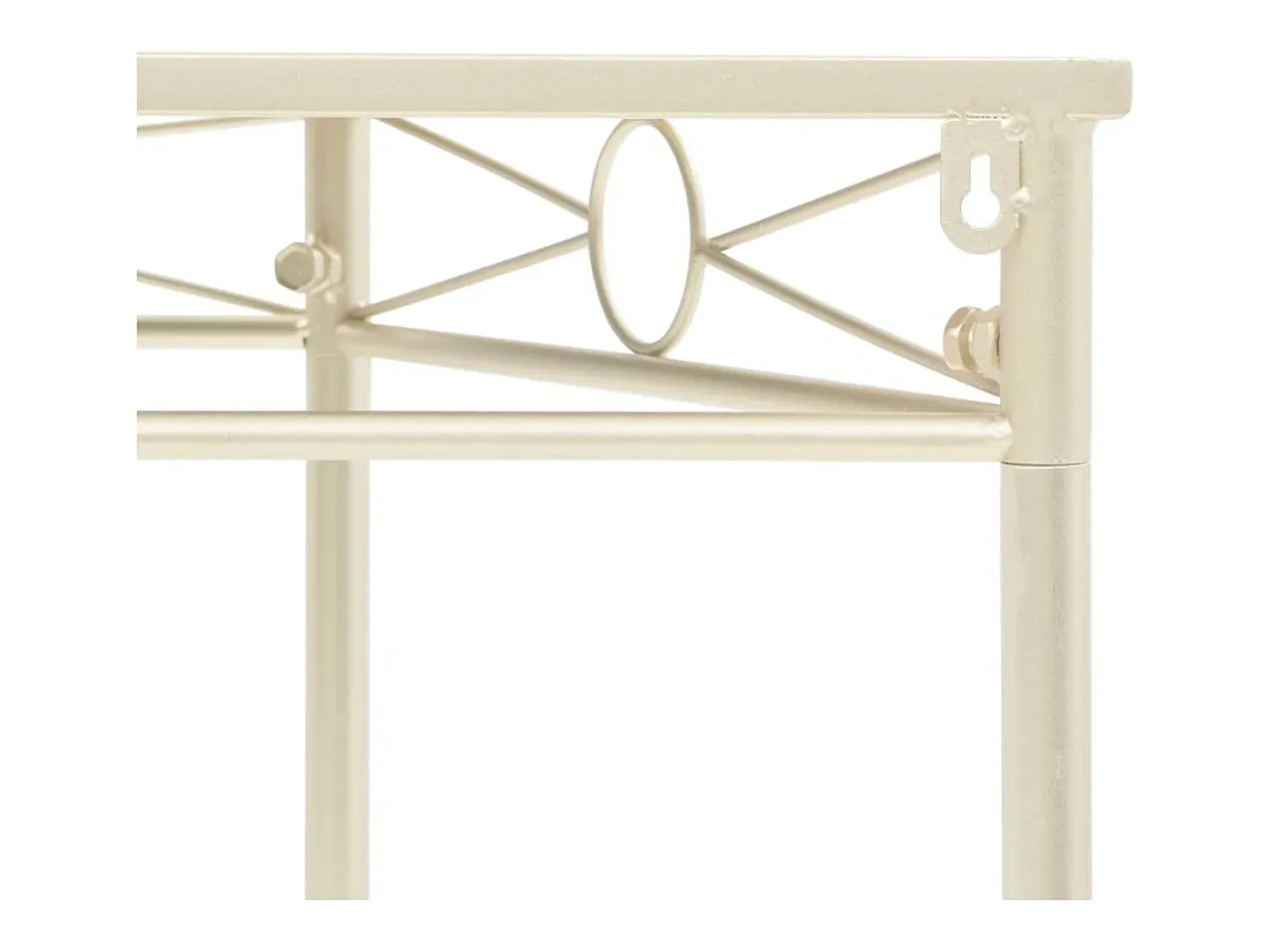Mesa de centro estilo vintage metal 87x34x73 cm dourado PT507321