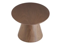 Mesa de centro folha de nogueira natural escuro - ANTELADA