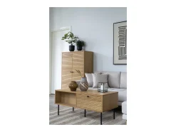 Mesa de Centro Kyoto, Castanho, 100x50x45 cm, Kendra Home