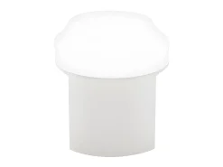 Mesa de centro L 100cm - com tampo curvo irregular e elegante - Branco