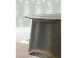 Mesa de centro lacada metálica