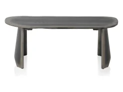Mesa de centro lacada metálica