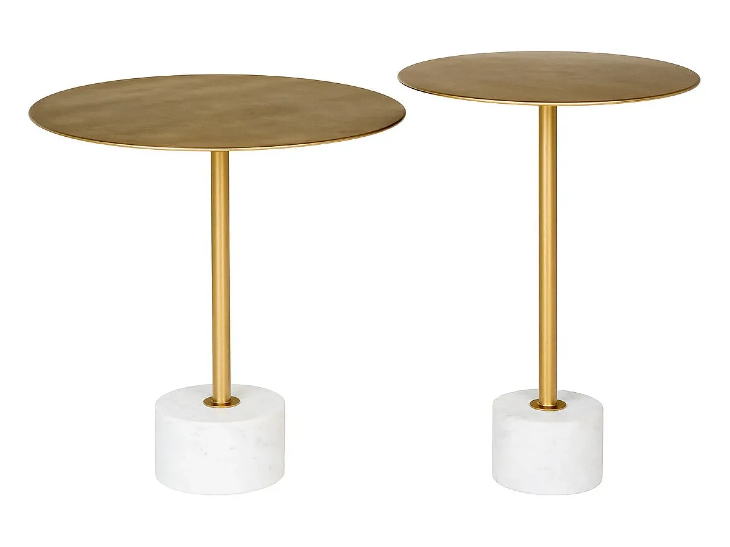 Mesa de Centro Lecco, Latão, 51x51x52 cm, Kendra Home