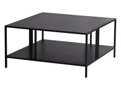 Mesa de centro metálica 40 x 80 x 80 cm preta 03_0008453