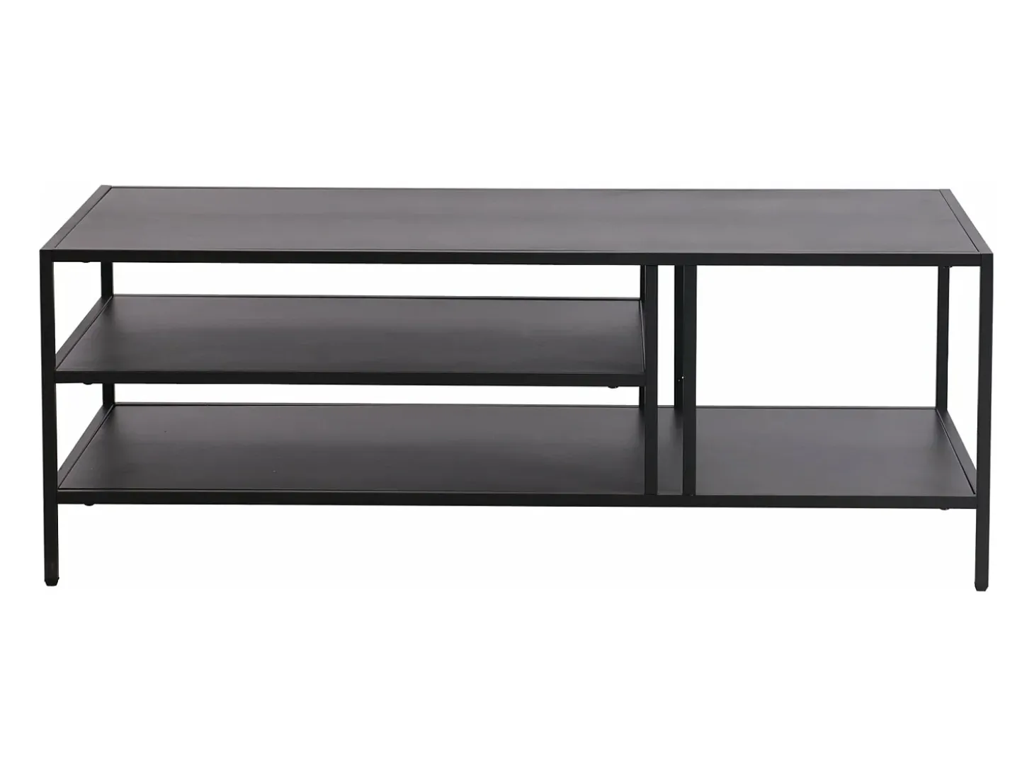 Mesa de centro metálica 40 x 110 x 55 cm preta 03_0008452