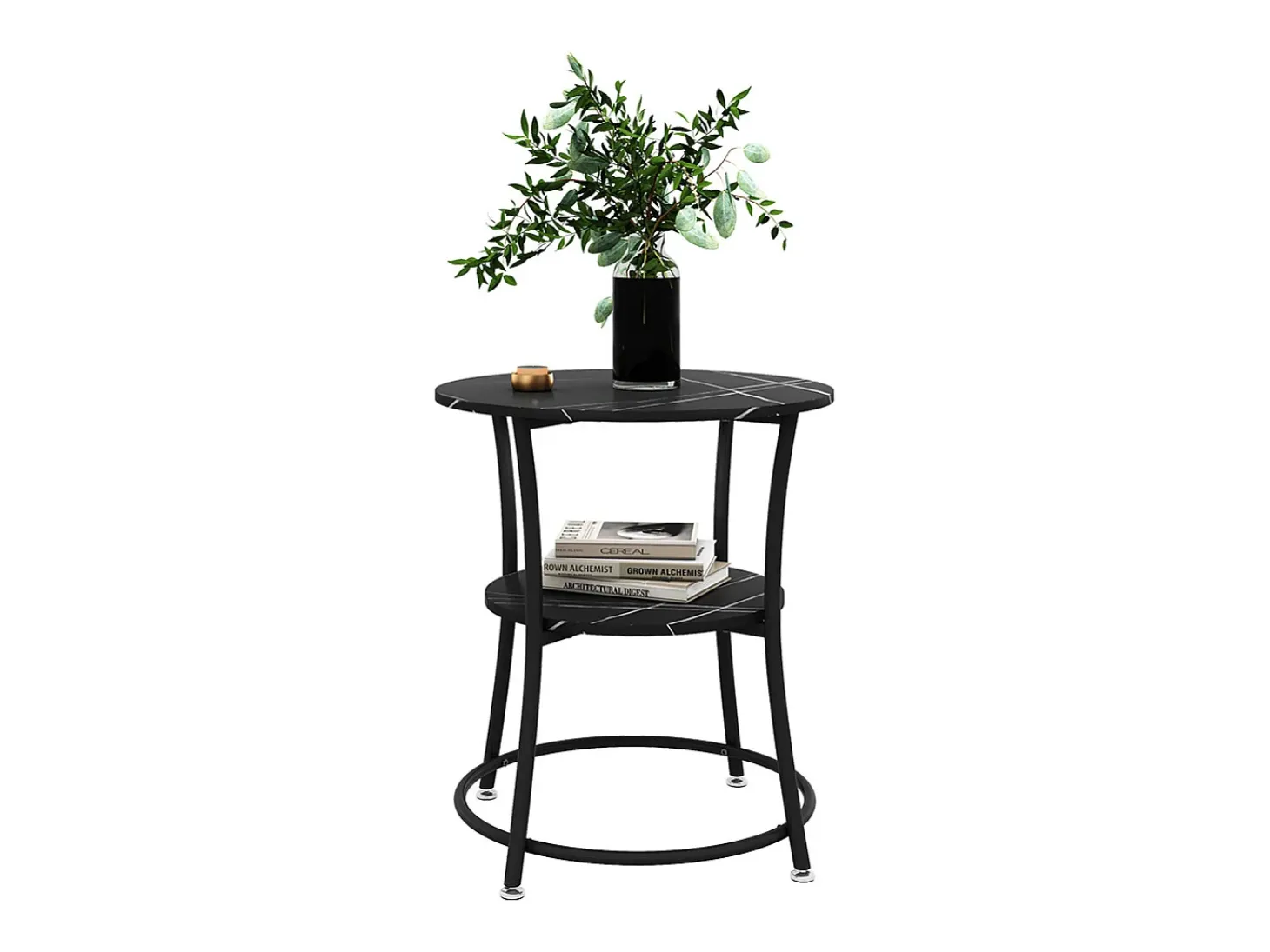 Mesa de centro mármore 50x50x55 quebec