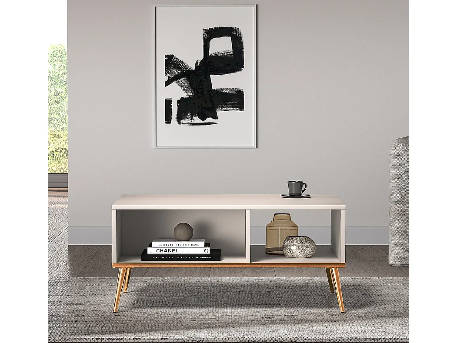 Mesa de centro Olivia caxemira 42cm