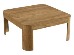 Mesa de Centro Quadrada, Mesa Simples de 100cm para Sala de Estar