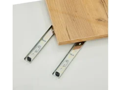 Mesa de centro quadrada 75x75x33,5cm - com 4 gavetas - Branco