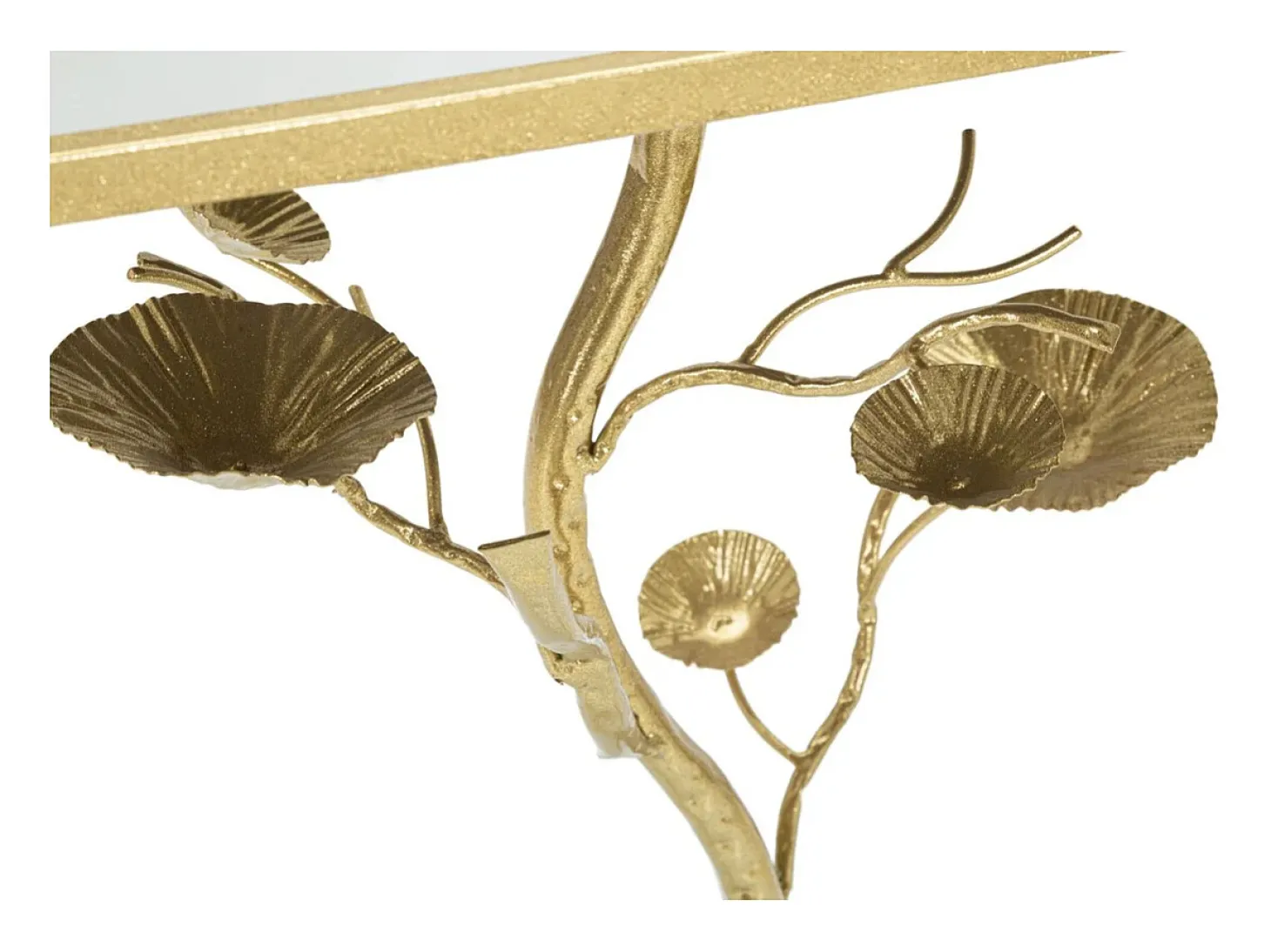 Mesa de Centro Ramo, Ouro, 40x30x60 cm, Kendra Home