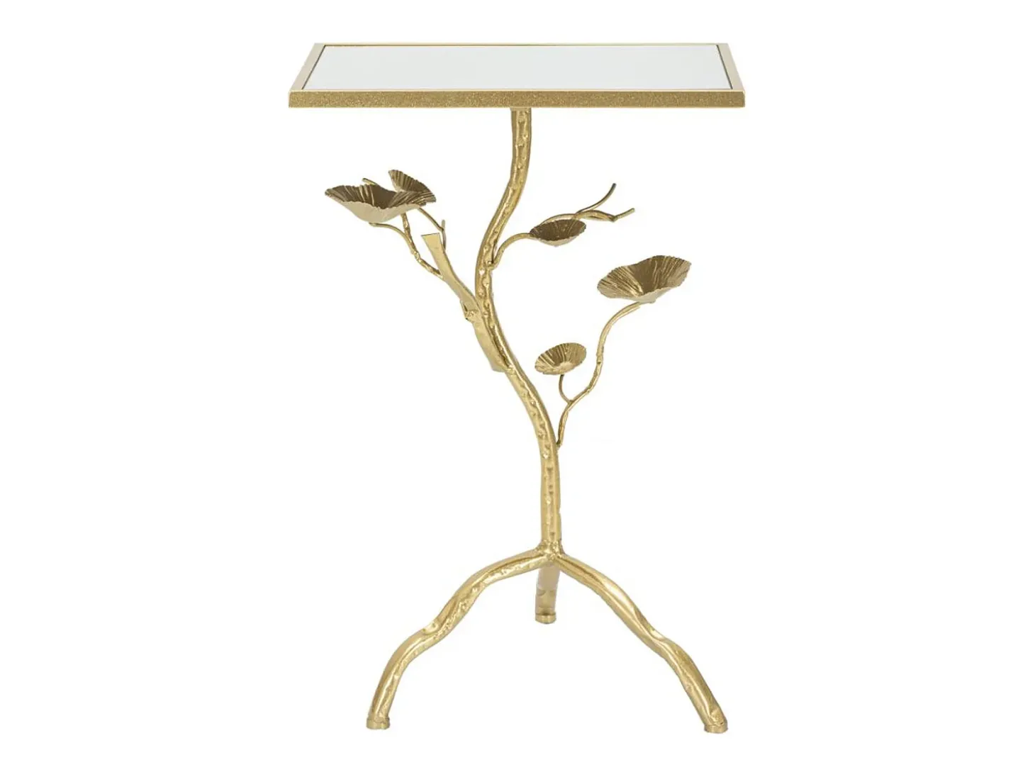 Mesa de Centro Ramo, Ouro, 40x30x60 cm, Kendra Home