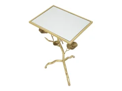 Mesa de Centro Ramo, Ouro, 40x30x60 cm, Kendra Home