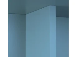 Mesa de centro redonda com tampo resistente em MDF de 3 cm azul Cornish 100 cm