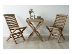 Mesa de Centro Ronda, Castanho, 39x29x49,5 cm, Kendra Home