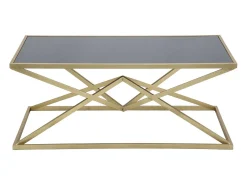 Mesa de Centro Triângulos, Preto, 110x60x45 cm, Kendra Home
