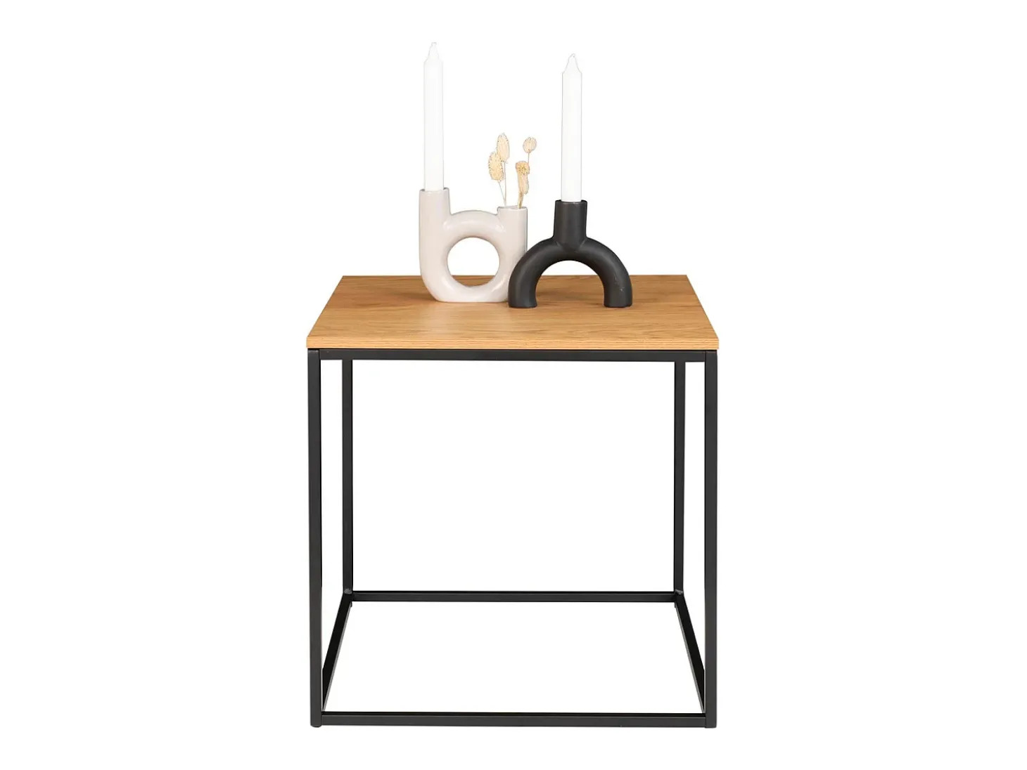 Mesa de Centro Vita, Castanho, 45x45x45 cm, Kendra Home