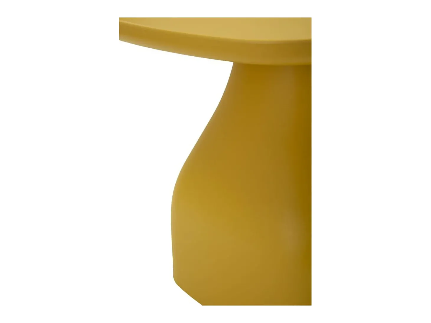 Mesa de Centro VKH708, Amarelo, 38x48x48 cm, Kendra Home