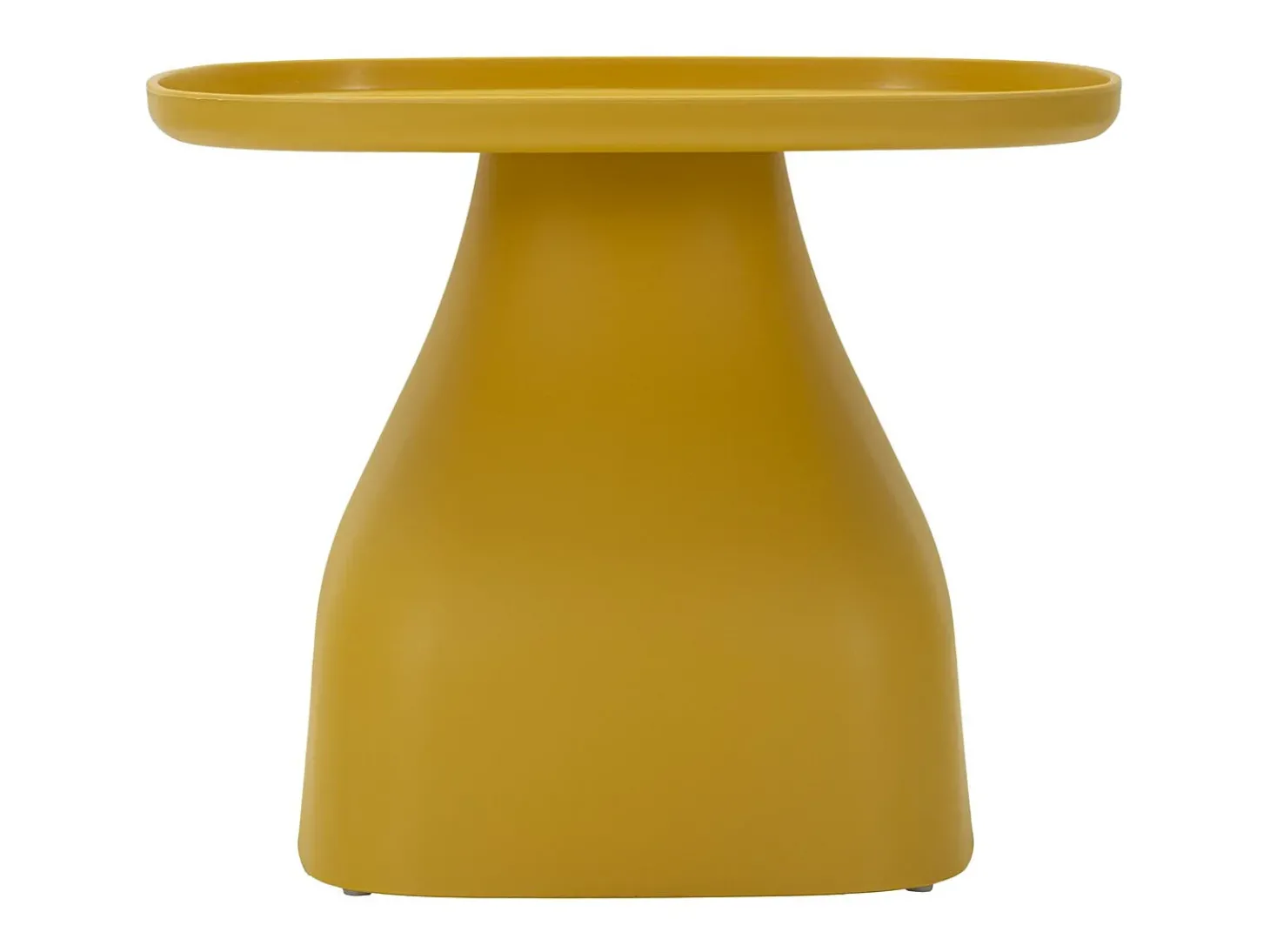 Mesa de Centro VKH708, Amarelo, 38x48x48 cm, Kendra Home