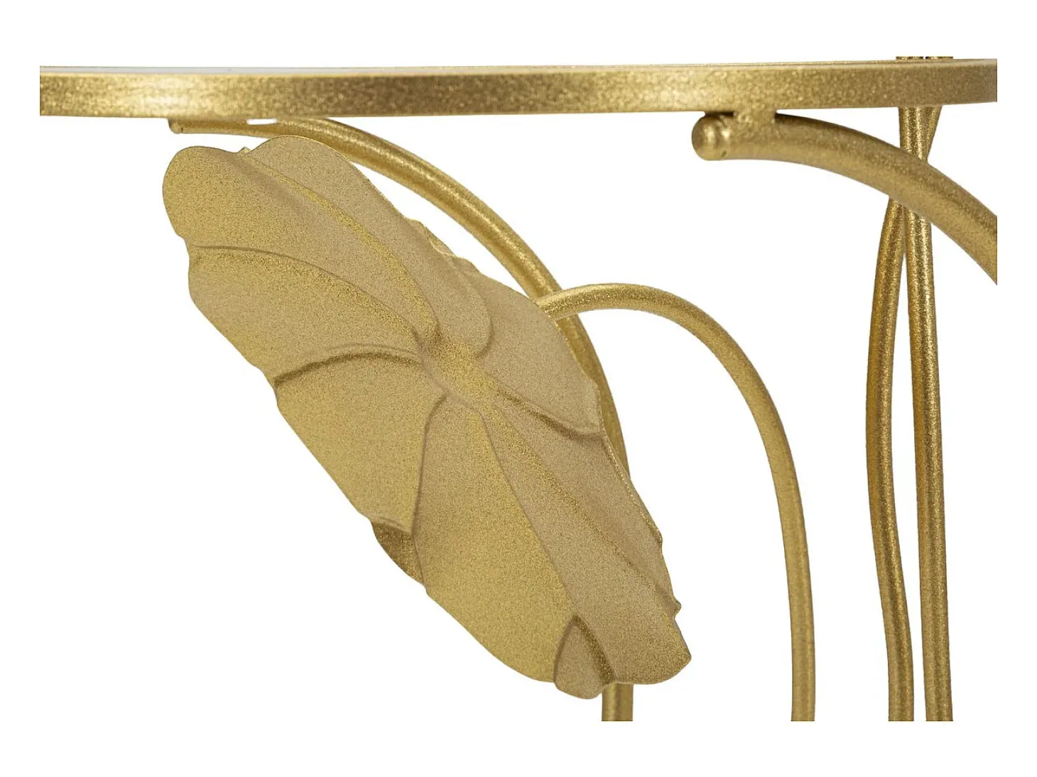 Mesa de Centro VKH803, Ouro, 40x40x78 cm, Kendra Home