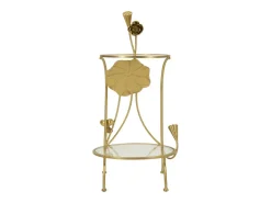 Mesa de Centro VKH803, Ouro, 40x40x78 cm, Kendra Home