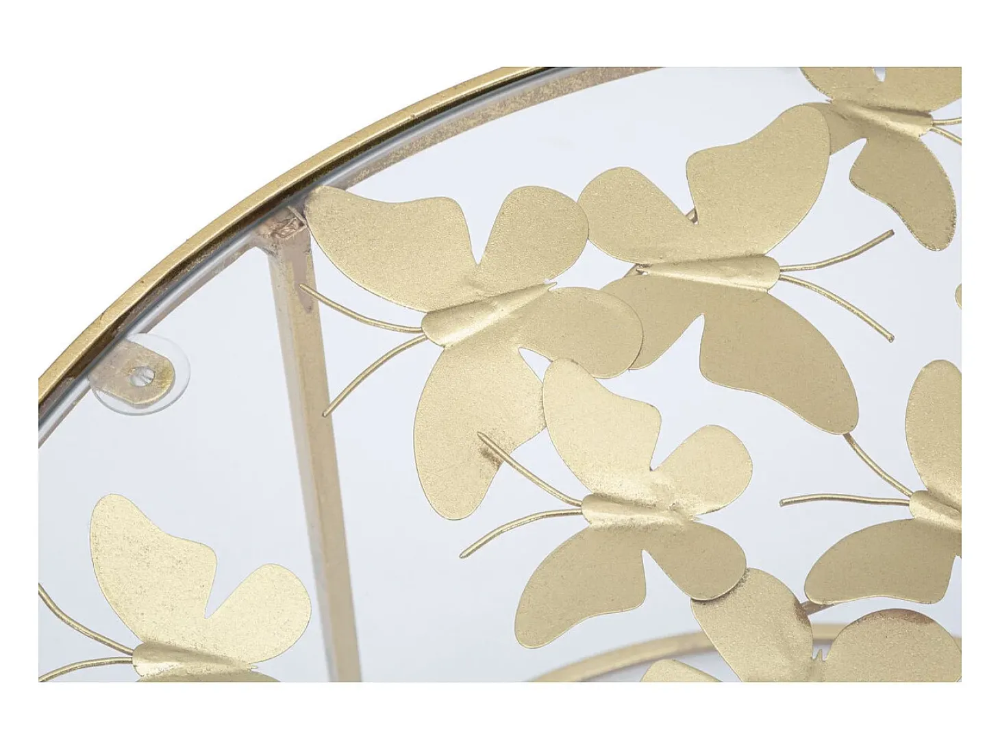 Mesa de Centro VKH559, Ouro, 60x60x40,5 cm, Kendra Home