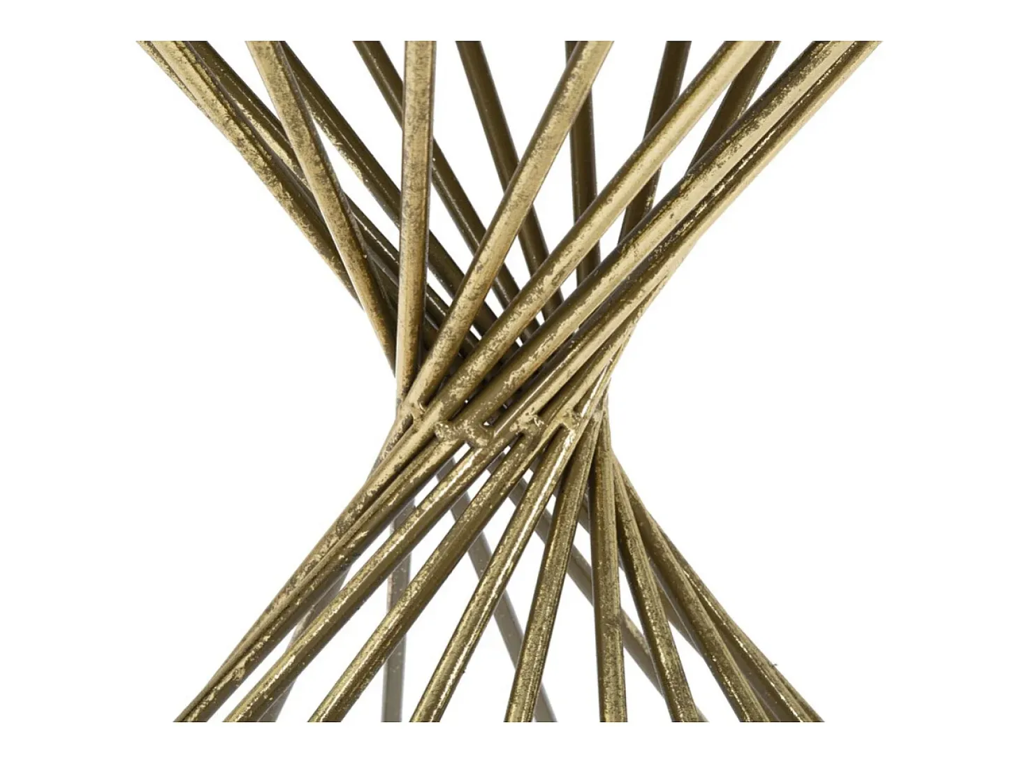 Mesa de Centro VKH549, Ouro, 42x42x50 cm, Kendra Home