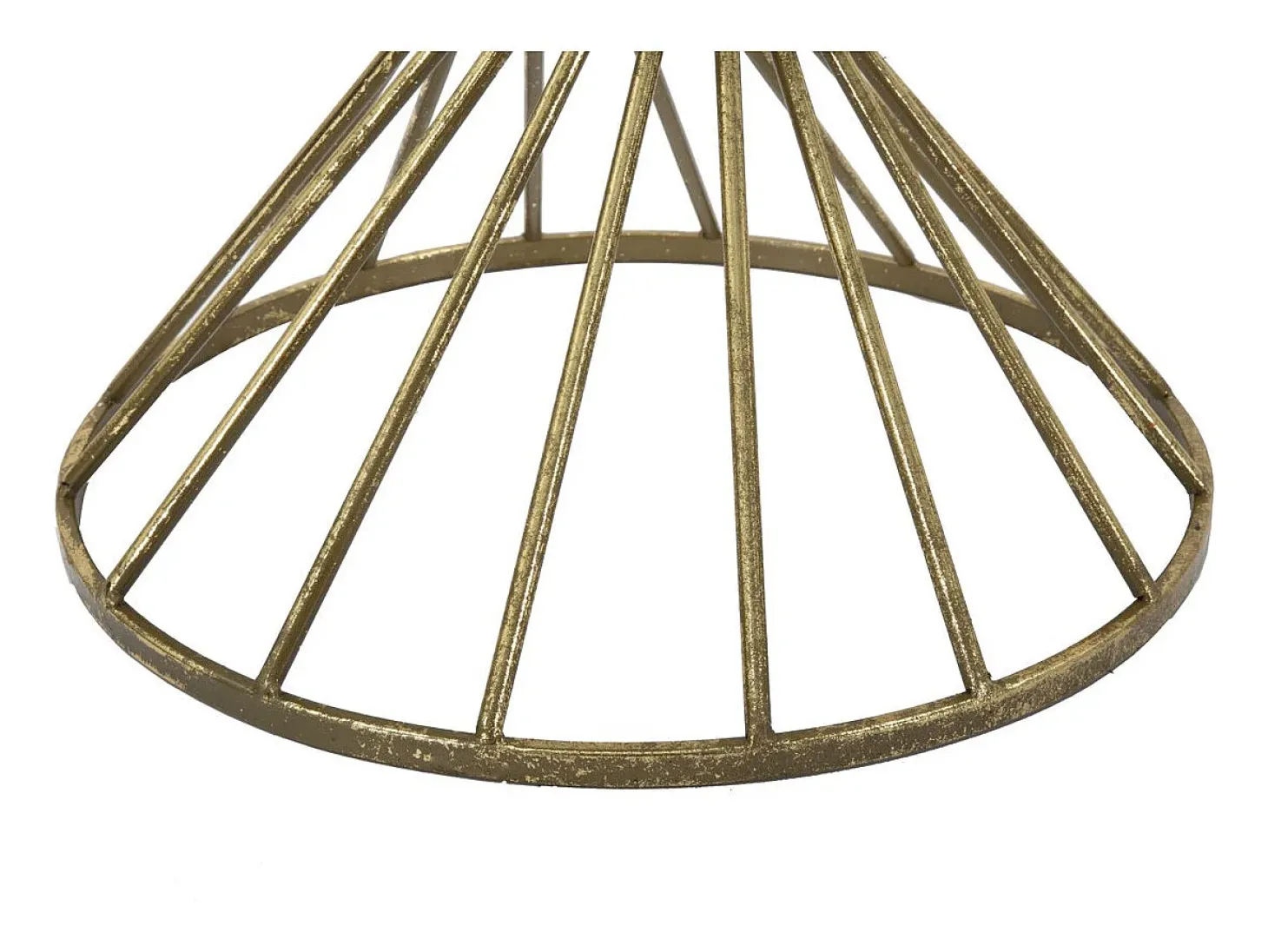 Mesa de Centro VKH549, Ouro, 42x42x50 cm, Kendra Home