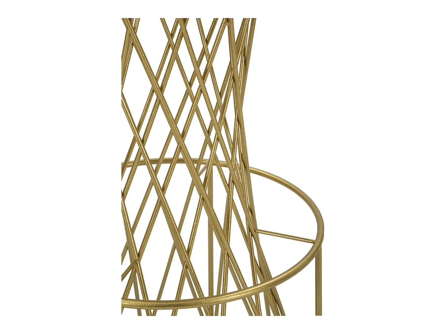 Mesa de Centro VKH805, Ouro, 70x70x103 cm, Kendra Home