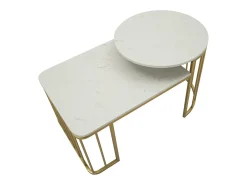 Mesa de Centro VKH792, Ouro, 90x50x50 cm, Kendra Home