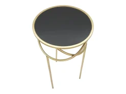 Mesa de Centro VKH593, Ouro, 40x40x80 cm, Kendra Home