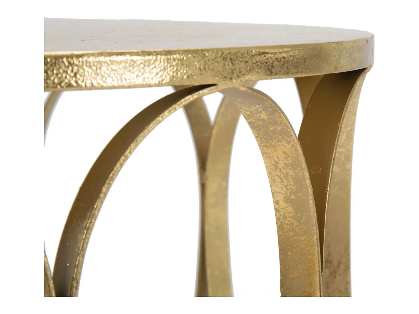 Mesa de Centro VKH520, Ouro, 37x37x58 cm, Kendra Home