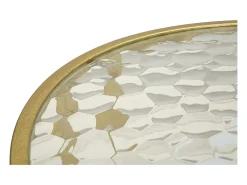 Mesa de Centro VKH797, Ouro, 90x50x45 cm, Kendra Home