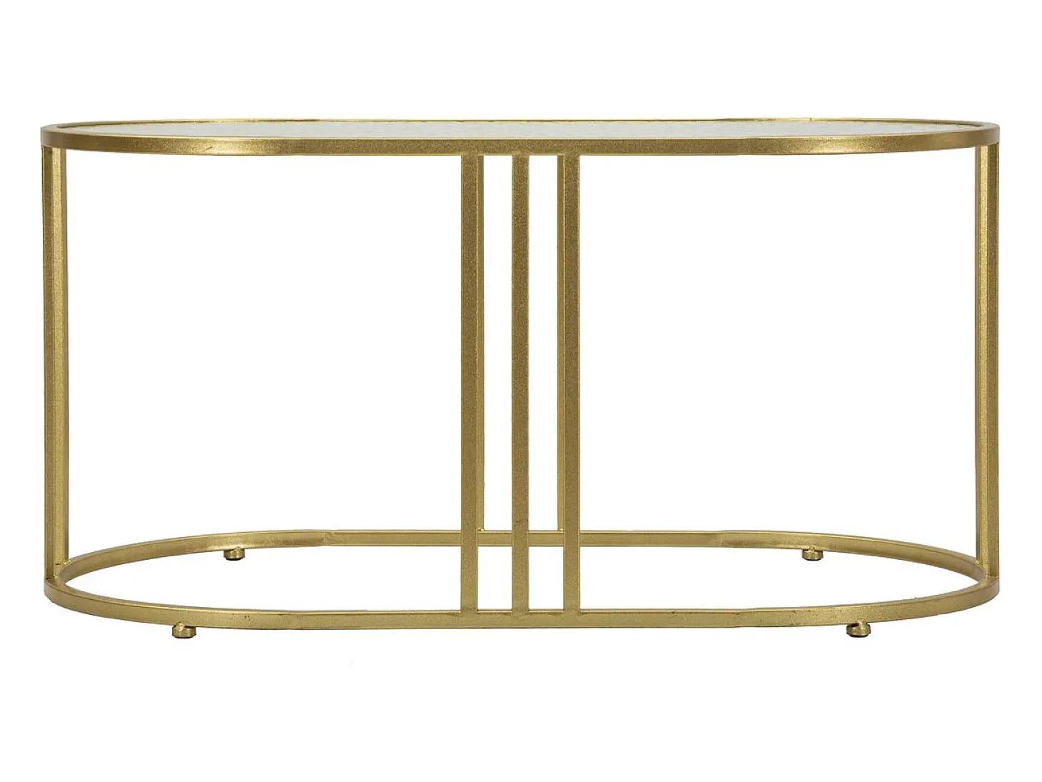 Mesa de Centro VKH797, Ouro, 90x50x45 cm, Kendra Home