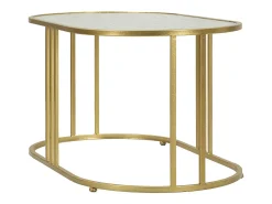 Mesa de Centro VKH797, Ouro, 90x50x45 cm, Kendra Home