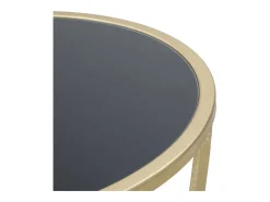 Mesa de Centro VKH601, Ouro, 35x35x75 cm, Kendra Home