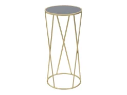 Mesa de Centro VKH601, Ouro, 35x35x75 cm, Kendra Home