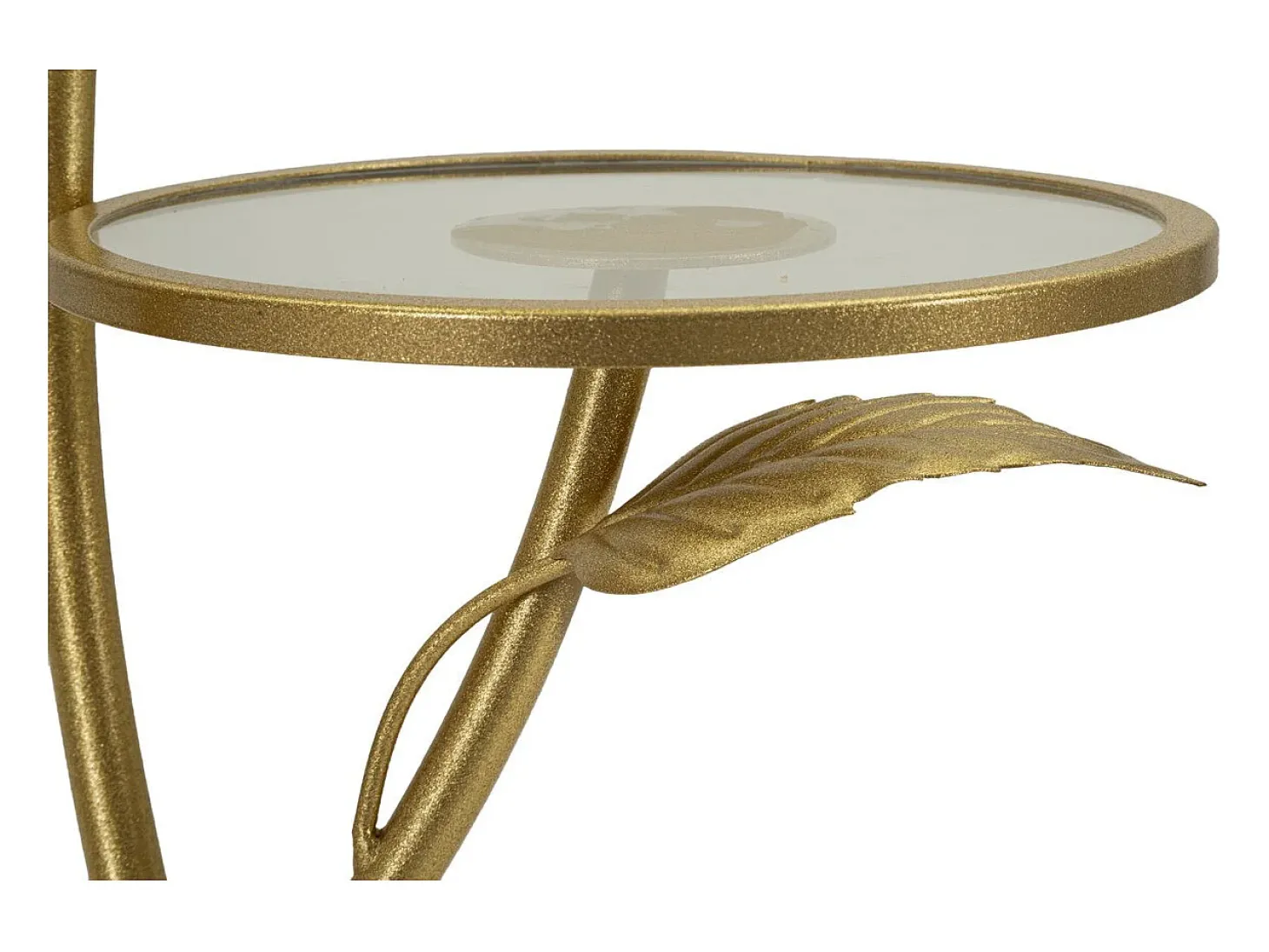 Mesa de Centro VKH802, Ouro, 54x54x69,5 cm, Kendra Home