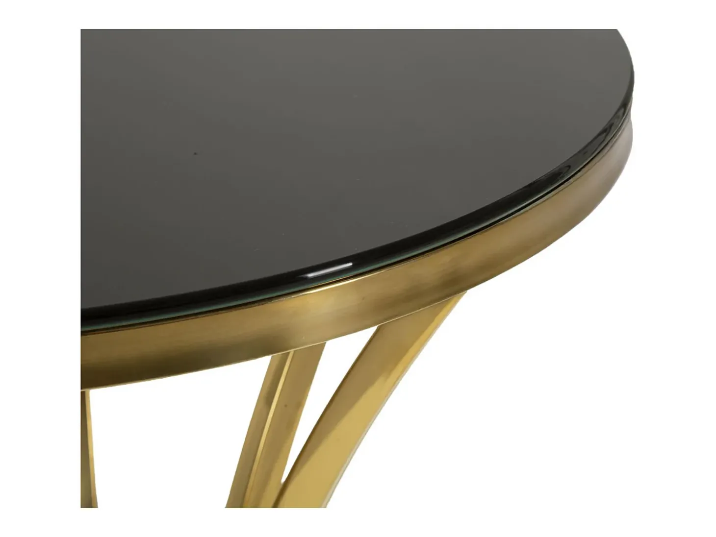 Mesa de Centro VKH879, Ouro, 50x50x92 cm, Kendra Home
