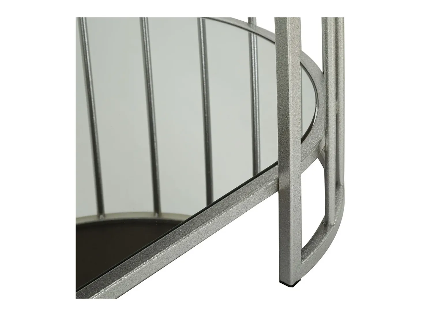 Mesa de Centro VKH793, Prata, 90x50x45 cm, Kendra Home