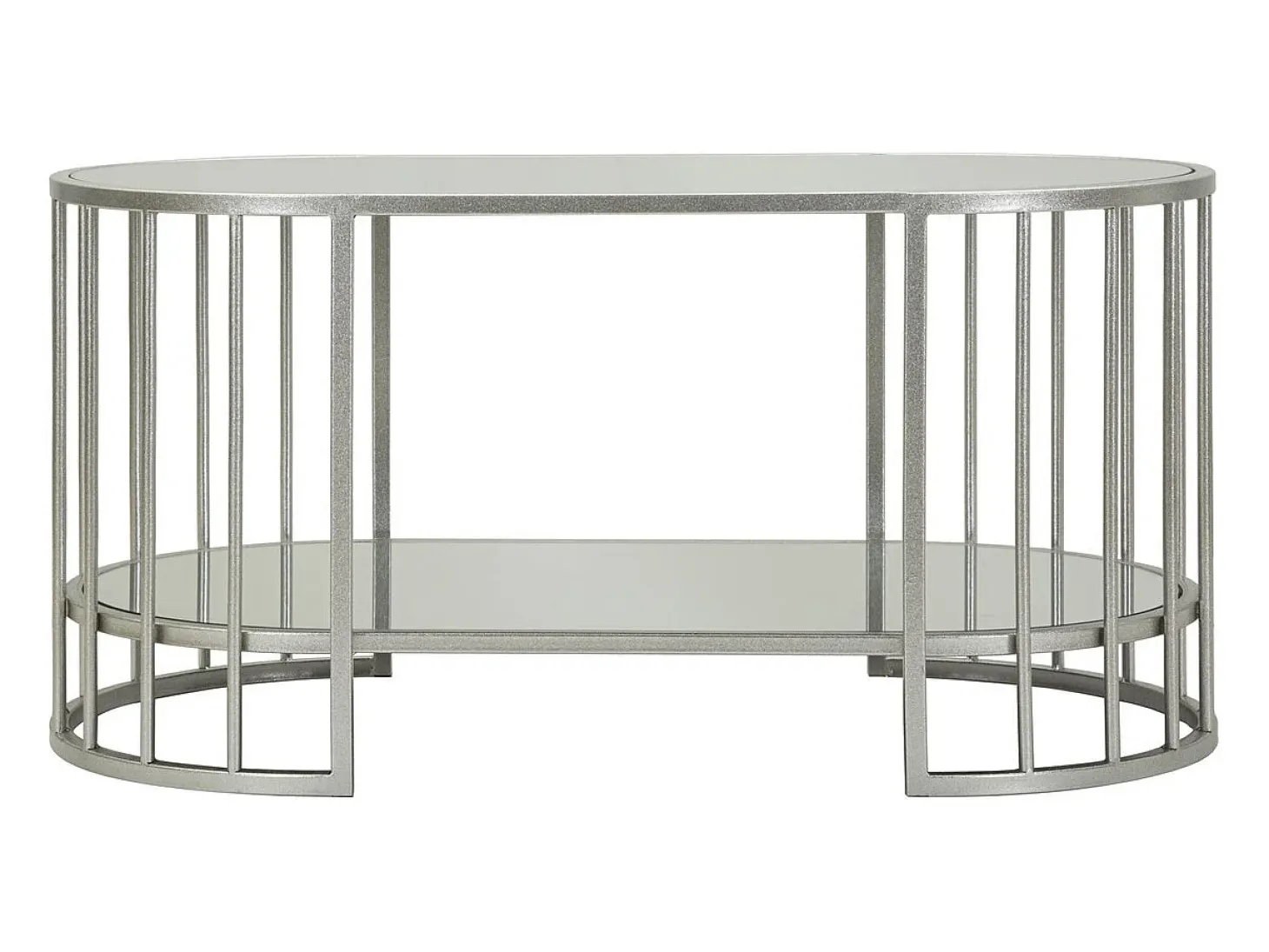 Mesa de Centro VKH793, Prata, 90x50x45 cm, Kendra Home