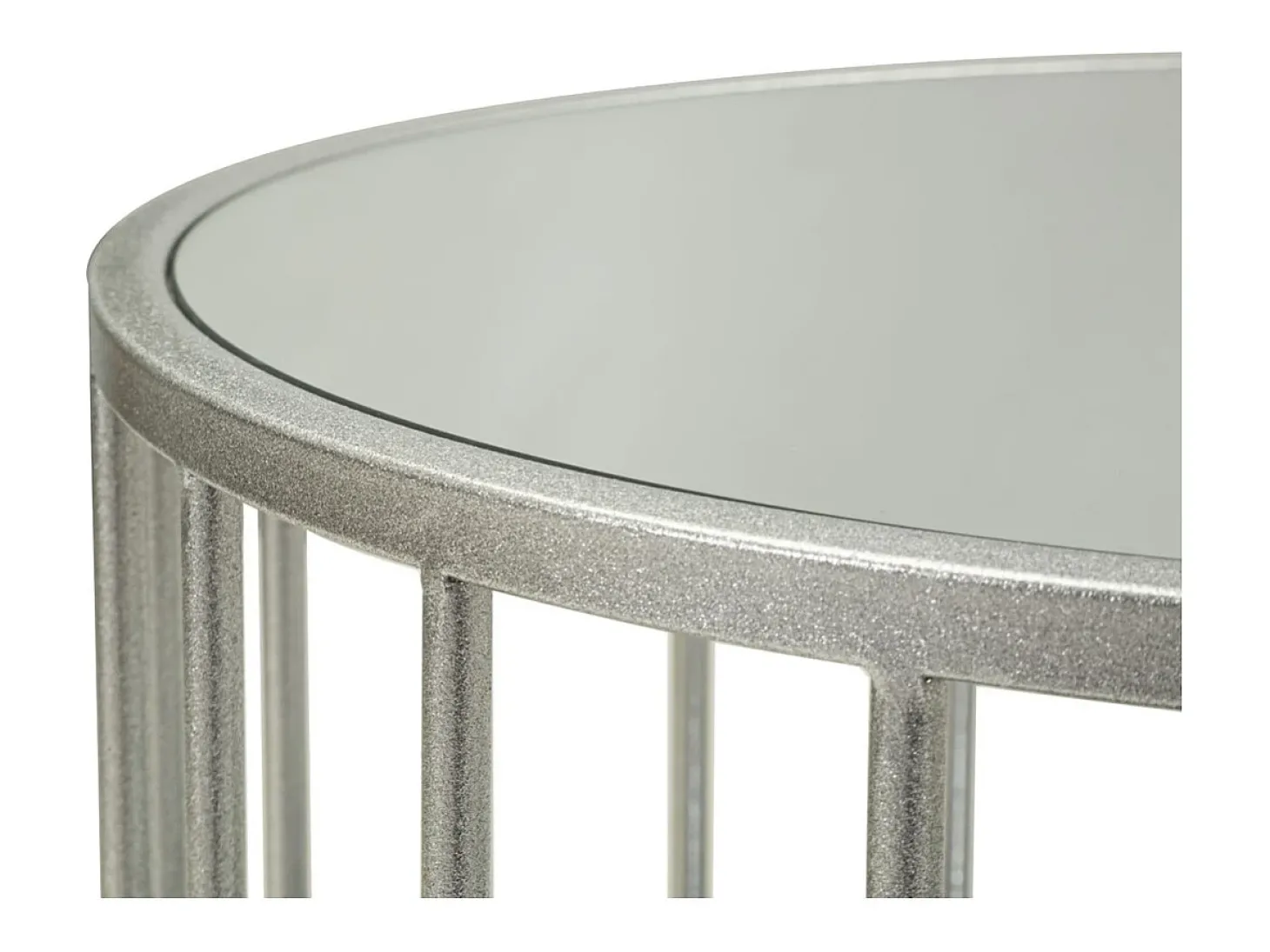 Mesa de Centro VKH793, Prata, 90x50x45 cm, Kendra Home
