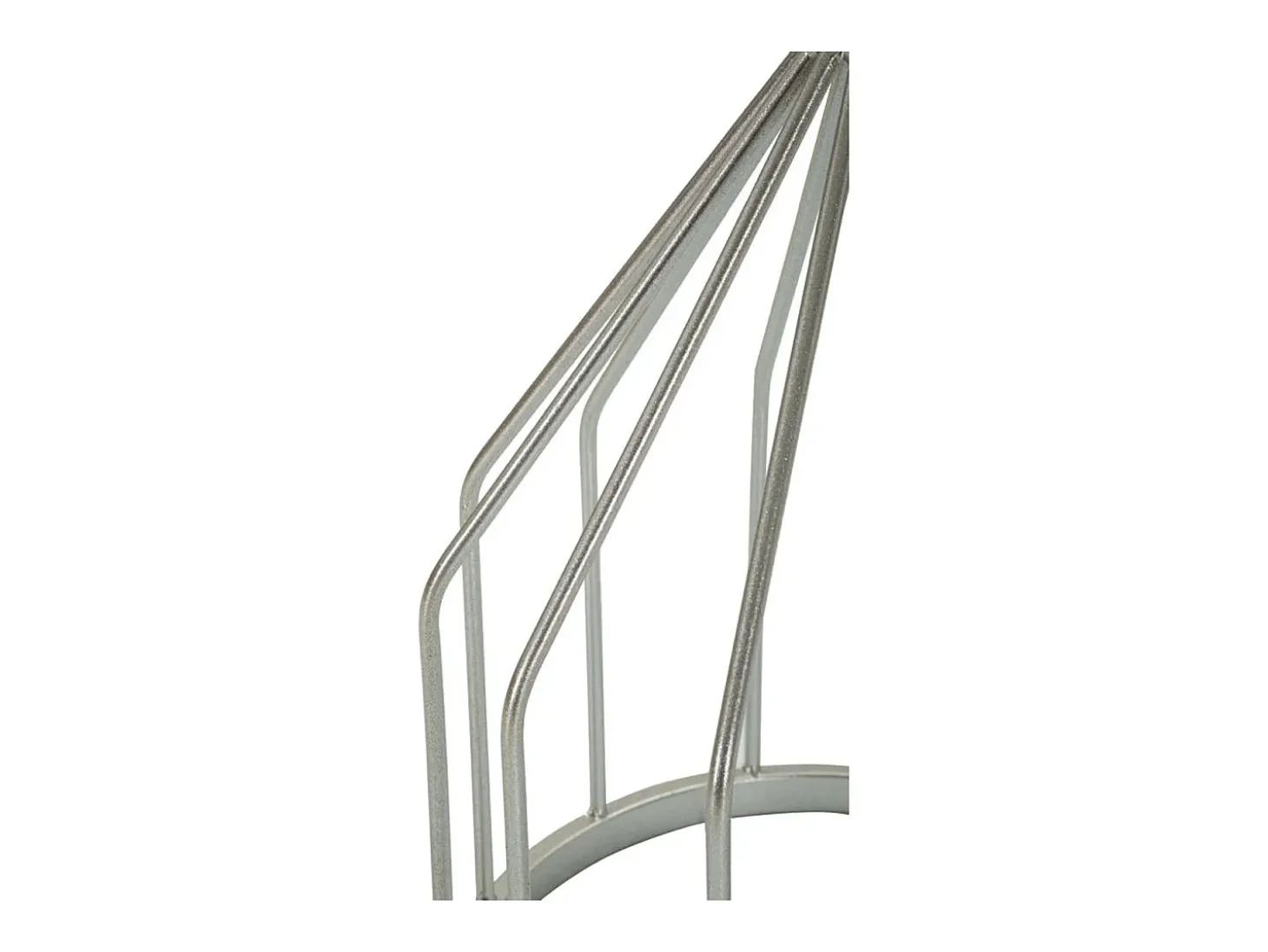 Mesa de Centro VKH532, Prata, 37,5x37,5x58 cm, Kendra Home
